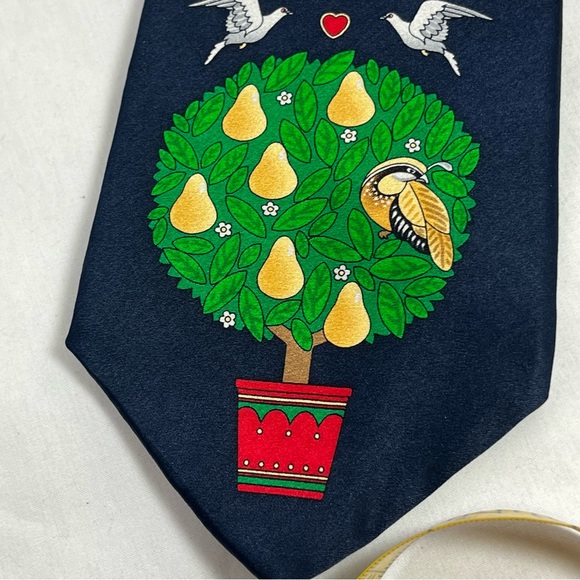 St. Nicks Tie Shop 12 Days of Christmas Silk Tie - Picture 5 of 10